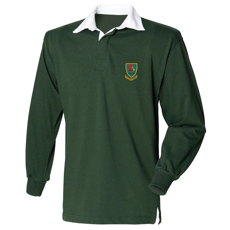 Whiskey Company 45 Commando Front Row Long Sleeve Rugby Shirt