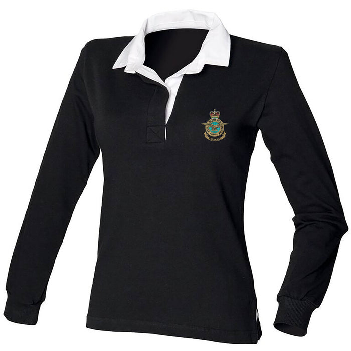 Womens Royal Air Force Long Sleeve Rugby Shirt