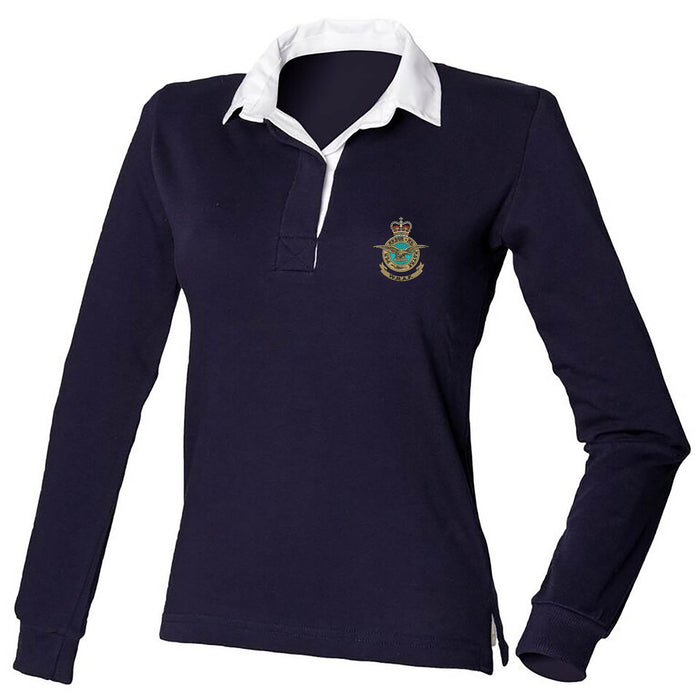 Womens Royal Air Force Long Sleeve Rugby Shirt