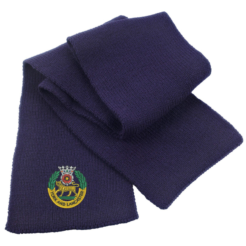 York and Lancaster Regiment Heavy Knit Scarf