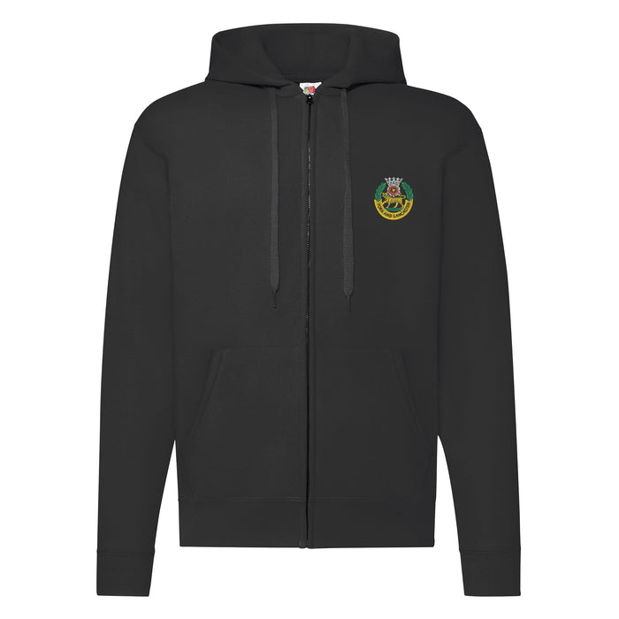 York and Lancaster Regiment Zipped Hoodie