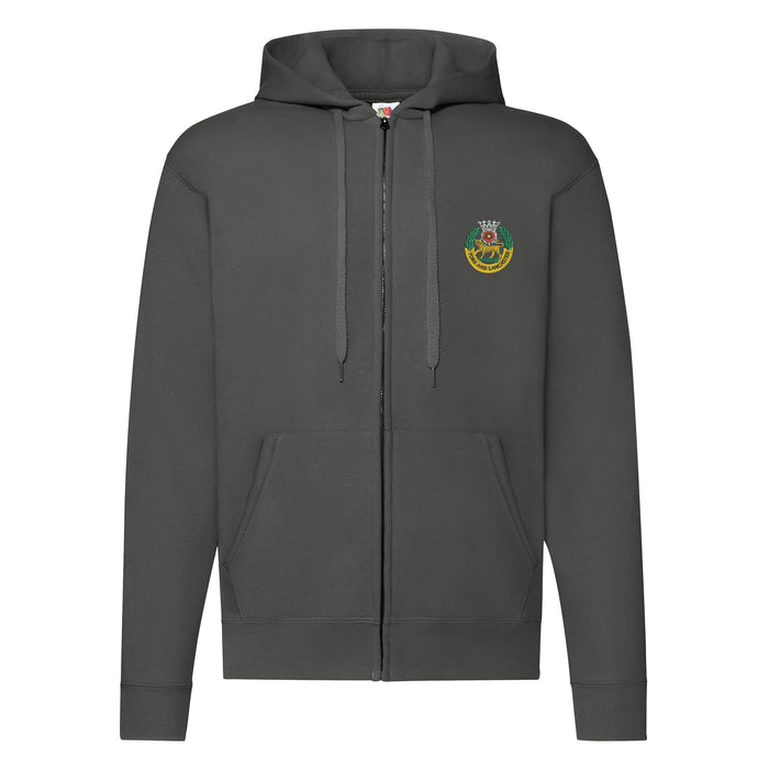 York and Lancaster Regiment Zipped Hoodie
