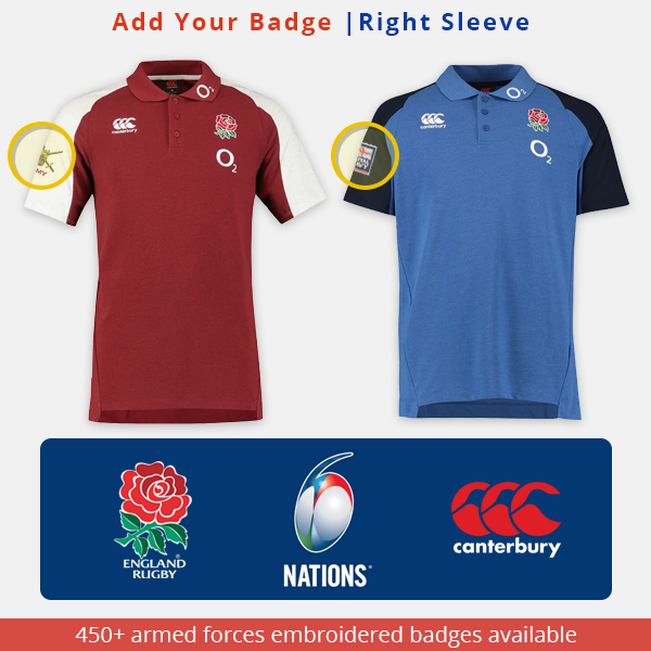 England Rugby Six Nations 2020 - Official Canterbury Rugby Polo Shirt